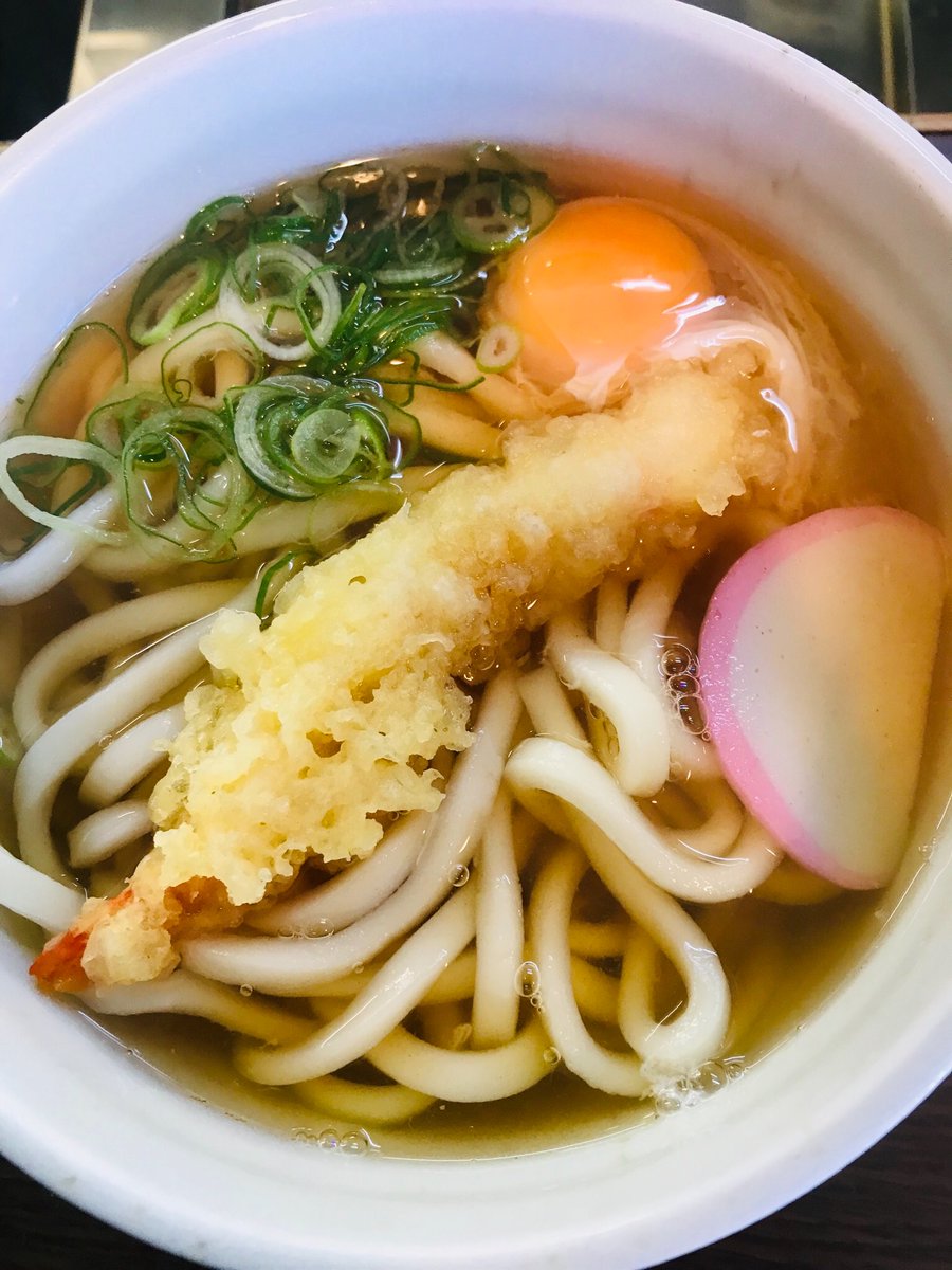 井筒屋の天玉うどん(500円)